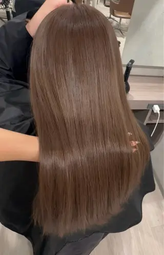 ロング カラー COALL nex the salon所属・Riria✨ 透明感カラーのヘアスタイル