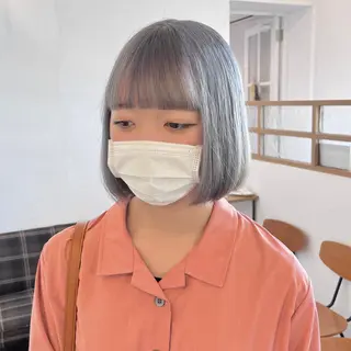 ミディアム カラー 伊藤ゆかり/髪質改善 /透明感カラーのヘアスタイル