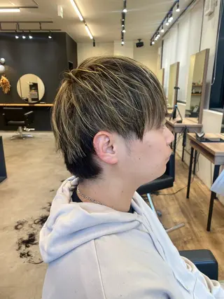 カラー メンズ well高崎上大類店所属・well高崎上大類町 /湯浅泳作のヘアスタイル