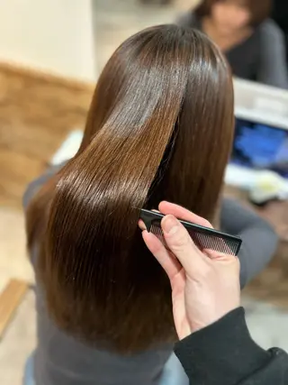 セミロング Lafith  hair flamme所属・哲平／ショート／メ ンズ／ボブ／艶髪✨のヘアスタイル