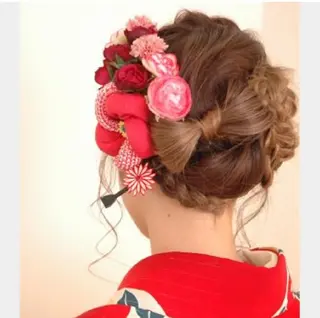 ロング ヘアアレンジ EMANON 心斎橋所属・デザインカラー /aiのヘアスタイル