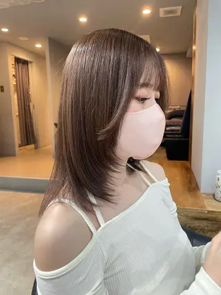 ミディアム カラー site Noah所属・【表参道】Ruri デジタルパーマのヘアスタイル