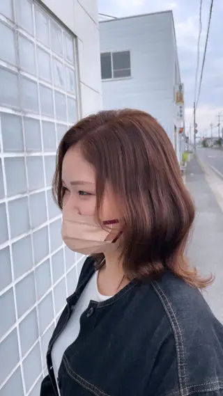 セミロング カラー ARARE HAIR みゆきのヘアスタイル