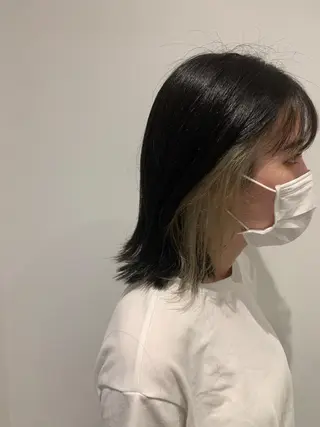 ミディアム カラー Gran addict所属・田中 貴也のヘアスタイル