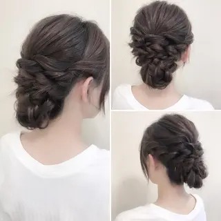 ロング ヘアアレンジ 沢田 瞳のヘアスタイル