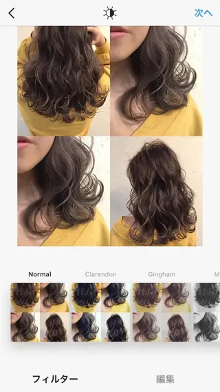 ミディアム カラー 韓国レイヤー外国人風 透明感カラー髪質改善のヘアスタイル