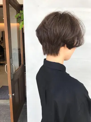 ショート カラー ヘアアレンジ glad hairのヘアスタイル