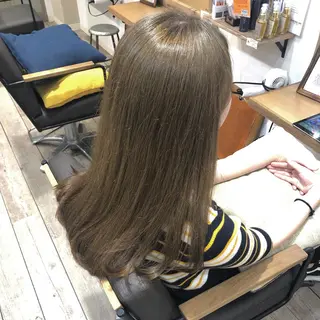 ロング カラー ヘアアレンジ 顔周りcut・ご相談 ＝新宿しずく🇰🇷のヘアスタイル