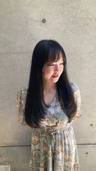 ロング F.O.F.所属・たかなみ りなのヘアスタイル