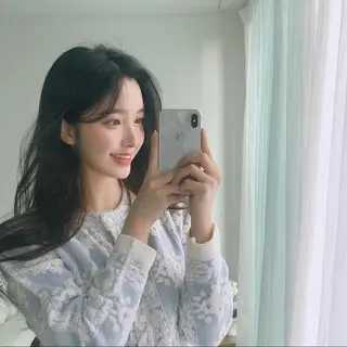 ロング カラー オリーブカラー 特化　　kaiのヘアスタイル