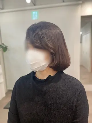 ミディアム 山下 柚奈のヘアスタイル