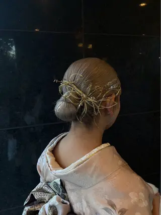 ミディアム ヘアアレンジ 桜新町/ Mea💫のヘアスタイル