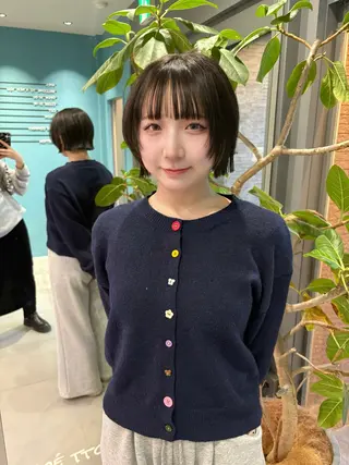 ショート カラー 🌟満足度No.1/ 似合わせ/AYA🌟のヘアスタイル