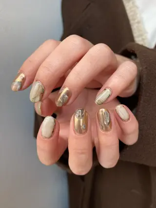 ネイル 草加ニュアンスネイル 🌚hersのネイルデザイン