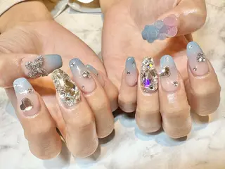 ネイル 痛ネイル🩶推し活 🤍店長sagawaのネイルデザイン