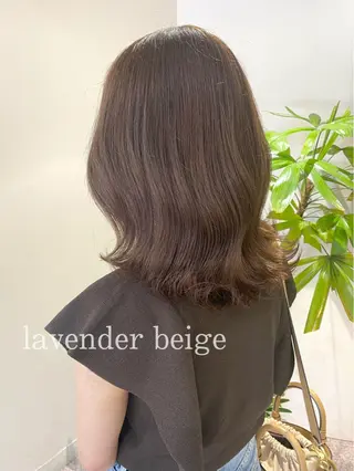 セミロング カラー clomus所属・YUKA 🍒ツヤ髪改善のヘアスタイル