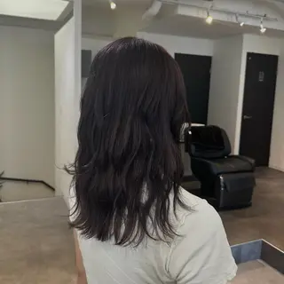 セミロング ﾚｲﾔｰ/ﾊｲﾄｰﾝ WAKANAのヘアスタイル