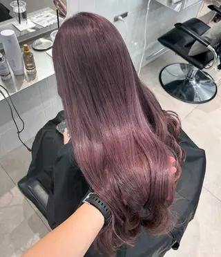 ロング 縮毛👱🏽‍♀️ 🎀海外ハイライトのヘアスタイル