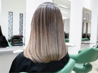 ミディアム カラー Re:ta Hair 飯田淳平のヘアスタイル