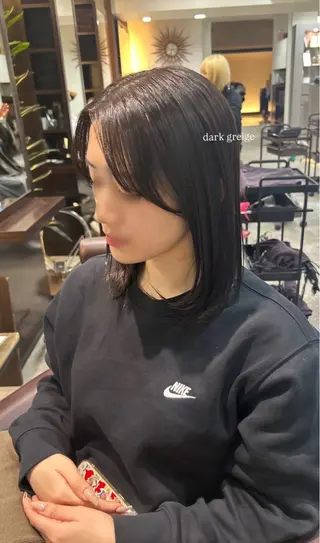 ミディアム カラー 坂本奈都美 🎀のヘアスタイル