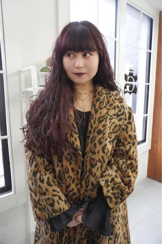 ロング カラー パーマ レイヤー／似合わせ TAKUYAのヘアスタイル