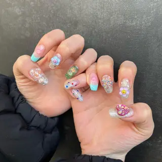 ネイル 韓国🩶Y2Kネイル 💫くれはのネイルデザイン