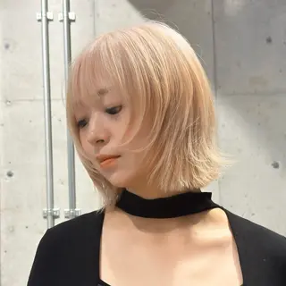 ショート カラー 透明感/血色カラー/ 似合せレイヤー/ゆいのヘアスタイル