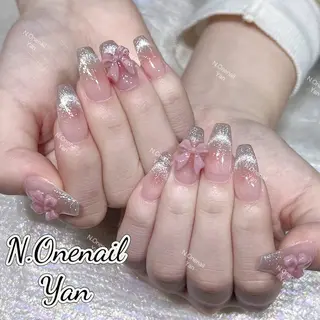 ネイル 長いだし/スカルプ/ パラシェルN.oneのネイルデザイン