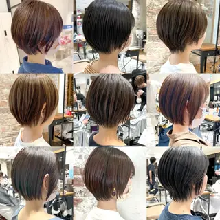 ショート カラー 💍新宿ショート 💍岩田莉奈のヘアスタイル