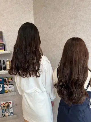 ロング ヘアアレンジ Rio/ヘアセット/ ハイトーンカラーのヘアスタイル