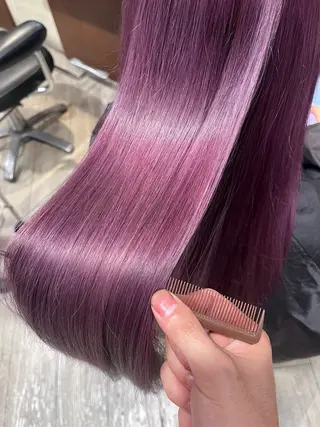 ロング カラー Lee上新庄店所属・上新庄Lee千馬 優のヘアスタイル