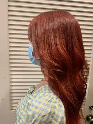 ロング カラー プルエクステ 🖤MIYUのヘアスタイル
