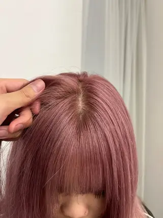 カラー 前田 真保のヘアスタイル