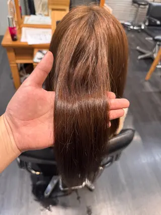 ロング カラー 平澤 悠飛のヘアスタイル