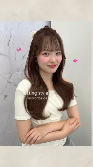 ロング カラー ParveMix ♡白神みやびのヘアスタイル