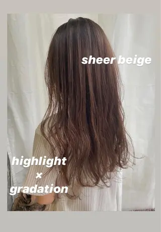 ロング カラー Pia hair Design Yakuin所属・松尾太樹 【pia】福岡美容室のヘアスタイル