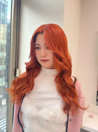 ロング カラー ヘアアレンジ 💗横浜美容室 💗HARUNAのヘアスタイル