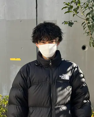 ショート パーマ メンズ 宮崎 恵多のヘアスタイル