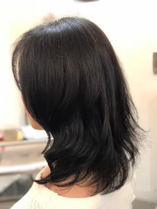 セミロング パーマ 髪質改善　ナカゾノ タケシのヘアスタイル