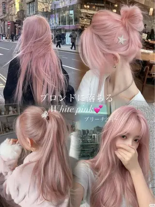 ロング カラー Lani5710所属・🎀ハイトーン・艶 カラー HANA🎀のヘアスタイル