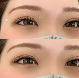 マツエク・マツパ CAFUNE 杉村のマツエク・マツパデザイン