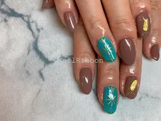 ネイル ネイルリボン 伊藤のネイルデザイン