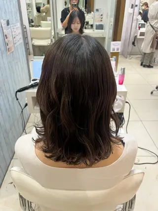 ロング 【髪質改善カラー】 あむ·. ⟡ 🖤のヘアスタイル