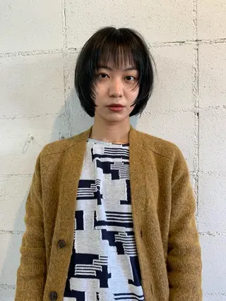 ショート カラー 似合わせウルフ/ レイヤー/山本祐輔のヘアスタイル