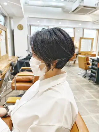 ショート newline銀座所属・👑銀座ショート/ 絶壁補正/金子涼👑のヘアスタイル