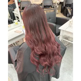 ロング 韓国ヘア×ハイトーン AYA💫のヘアスタイル