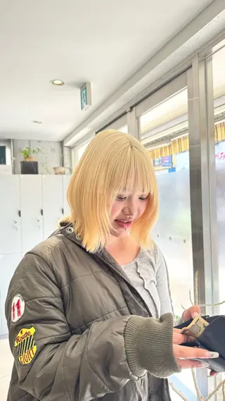 ミディアム カラー earth吉祥寺店所属・吉祥寺/koume/ カラー/レイヤーのヘアスタイル