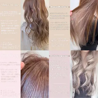 ミディアム カラー 清水 亮太／赤み消しカラーのヘアスタイル