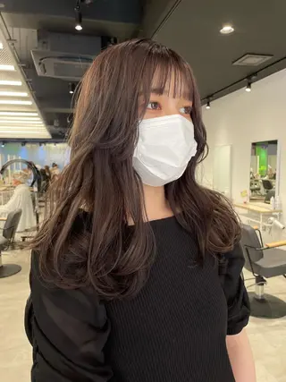 ロング カラー モモ 🍑のマツエク・マツパデザイン