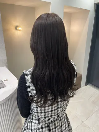 セミロング カラー 女性リピ90%🍨 🩷佐藤みずきのヘアスタイル